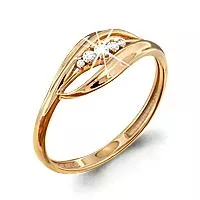 Кольцо, артикул LV61939А, золото