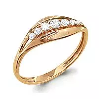 Кольцо, артикул LV61931А, золото