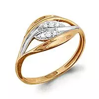 Кольцо, артикул LV61928А, золото