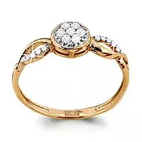 Кольцо, артикул LV61923А, золото