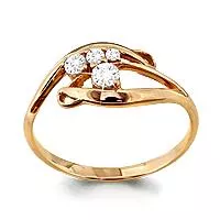 Кольцо, артикул LV61913А, золото