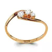 Кольцо из золота, артикул LV61902А