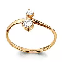 Кольцо, артикул LV61895А, золото