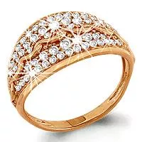 Кольцо, артикул LV61797А, золото