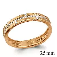 Кольцо из золота, артикул LV61682А