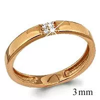 Кольцо из золота, артикул LV61672А