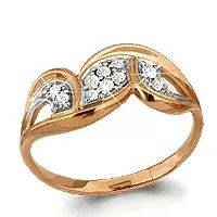 Кольцо из золота, артикул LV61667А