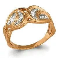 Кольцо, артикул LV61665А, золото