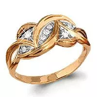 Кольцо, золото, артикул LV61663А