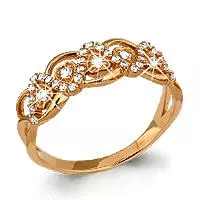 Кольцо, золото, артикул LV61658А