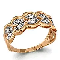 Кольцо из золота, артикул LV61653А