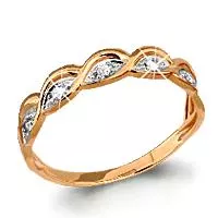 Кольцо, золото, артикул LV61652А