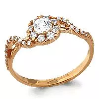 Кольцо из золота, артикул LV61639А