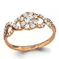 Кольцо, золото, артикул LV61638А