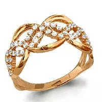 Кольцо из золота, артикул LV61608А