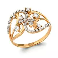 Кольцо из золота, артикул LV61543А