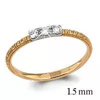 Кольцо из золота, артикул LV61519