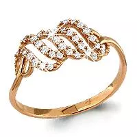 Кольцо, артикул LV61396А, золото