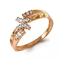 Кольцо, артикул LV61145А, золото