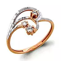 Кольцо, артикул LV61111А, золото