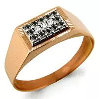 Кольцо, артикул LV61021Ч, золото