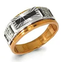 Кольцо, золото, артикул LV61007Ч