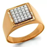 Кольцо, артикул LV61001А, золото