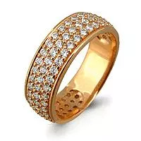 Кольцо, артикул LV60975А, золото