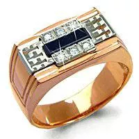 Кольцо из золота, артикул LV60698Ч