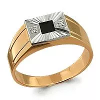 Кольцо из золота, артикул LV60632Ч