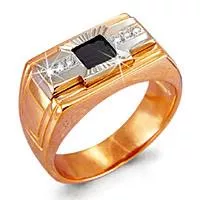 Кольцо, артикул LV60620Ч, золото