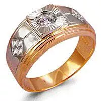 Кольцо из золота, артикул LV60614А