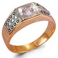 Кольцо, артикул LV60608Ч, золото