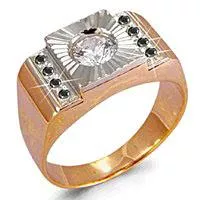 Кольцо, артикул LV60605Ч, золото