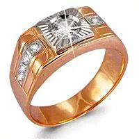 Кольцо, артикул LV60593А, золото