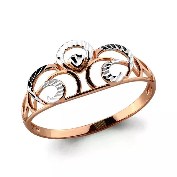 Кольцо, артикул LV54340, золото