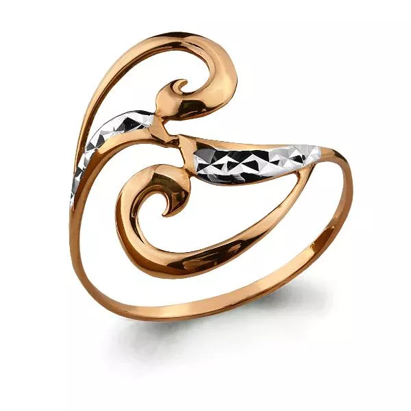 Кольцо, артикул LV54322, золото