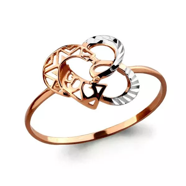 Кольцо, артикул LV54309, золото