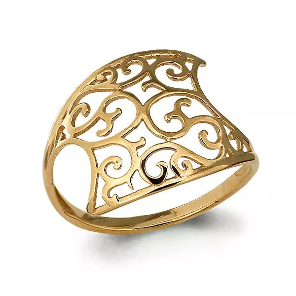 Кольцо, артикул LV54214, золото