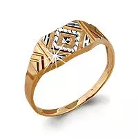 Кольцо, артикул LV51587, золото