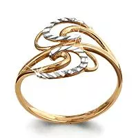 Кольцо, артикул LV51555, золото