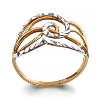 Кольцо, артикул LV51552, золото