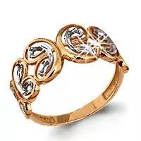 Кольцо из золота, артикул LV51342