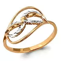 Кольцо, артикул LV51184, золото