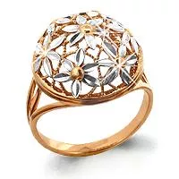 Кольцо, артикул LV51157, золото