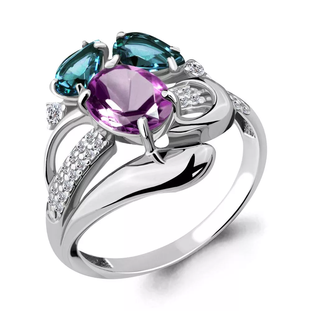 Кольцо, артикул LV6907632А, серебро