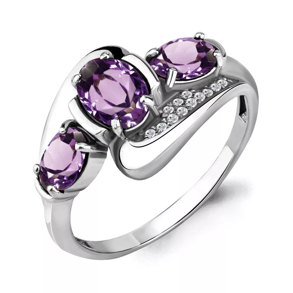 Кольцо из серебра, артикул LV6907204А