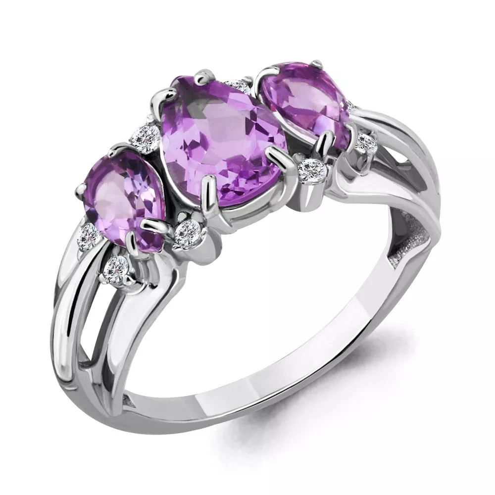 Кольцо из серебра, артикул LV6907104А