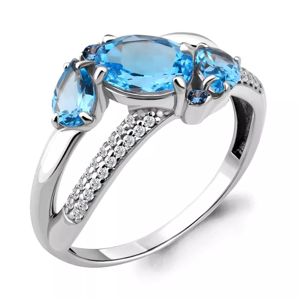 Кольцо, артикул LV6907005АБ, серебро