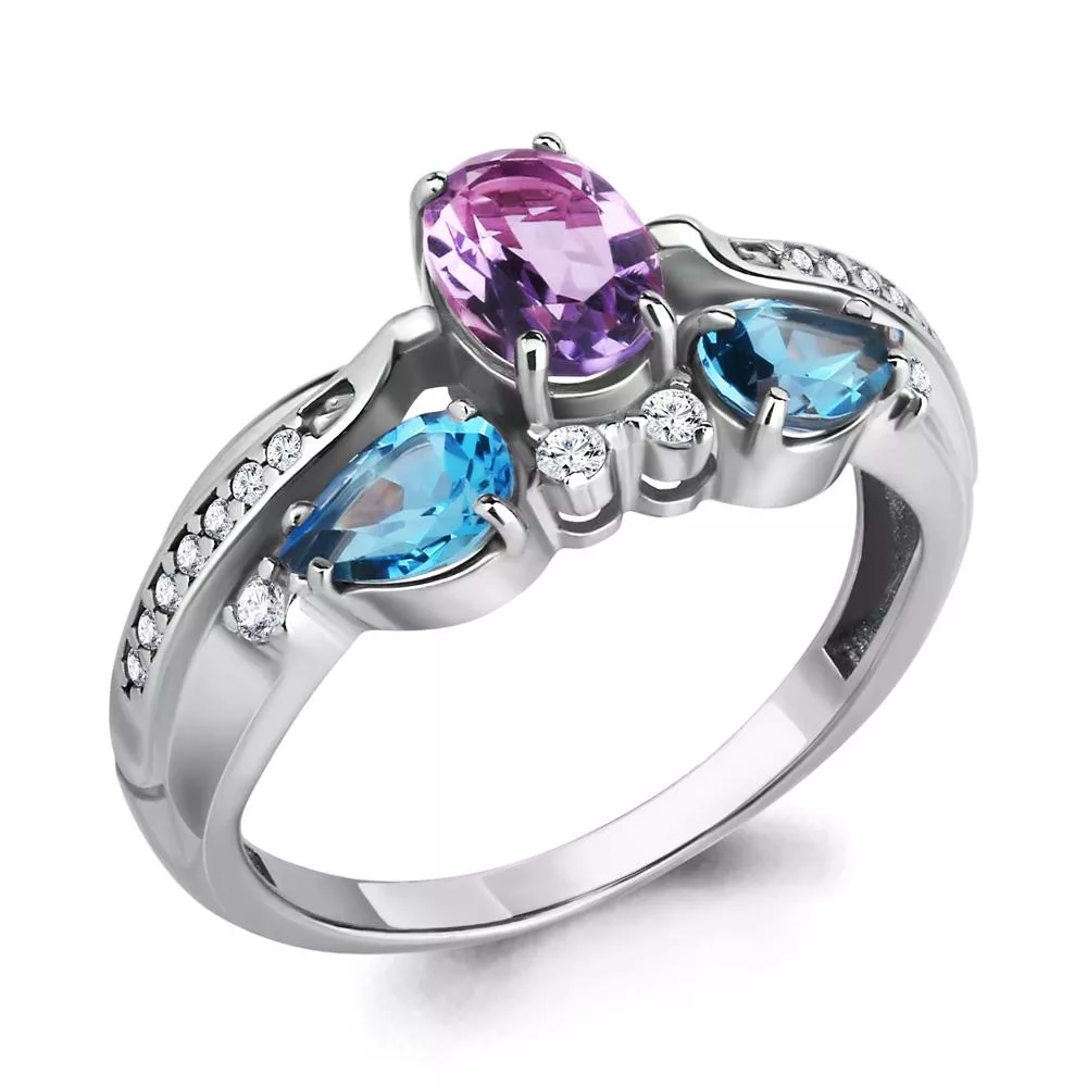 Кольцо из серебра, артикул LV6906630А